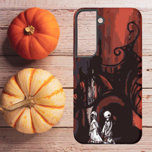 Zombie Ghosts and Macabre Haunted House  Samsung Galaxy Case