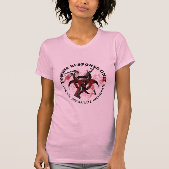 Zombie Gift Outbreak Response Team T-Shirt (Front)