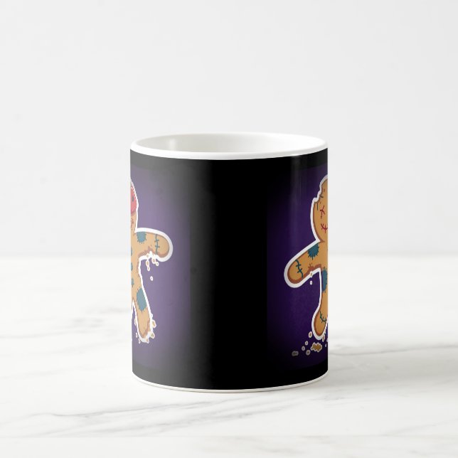 Zombie Gingerbread Man Mug (Center)