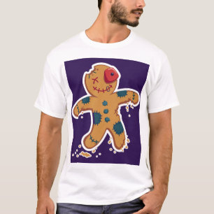 Zombie Gingerbread Man T-Shirt