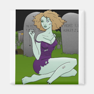 zombie girl magnet