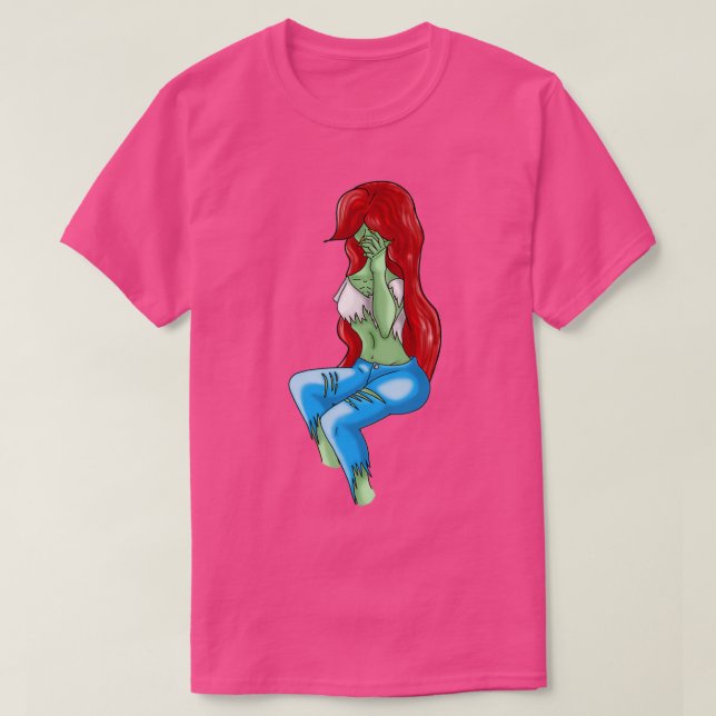 Zombie girl T-Shirt (Design Front)