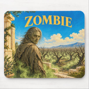 Zombie, Gothic Fantasy Monster Mouse Pad