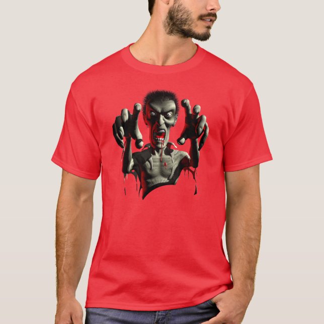 Zombie Grasping T-Shirts (Front)
