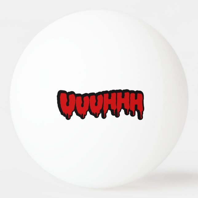 Zombie Groan Ping Pong Ball (Front)