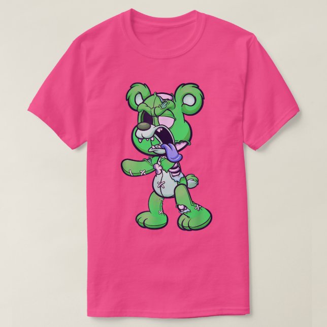Zombie Gummy Bear Gummy Bear  T-Shirt (Design Front)