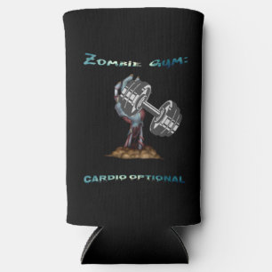 Zombie Gym: Cardio Optional Zombie Gym Seltzer Can Cooler