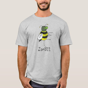 Zombie Halloween Bee Funny Kids T-Shirt