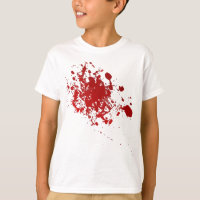 Zombie Halloween blood splatter scary bloody