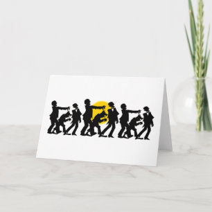 Zombie Halloween Card