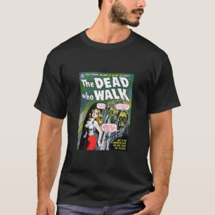 Zombie Halloween Horror Vintage Comic Book Retro F T-Shirt