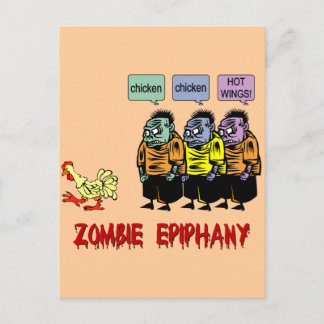 Zombie Halloween Postcard