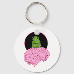 Zombie Hamster Key Ring