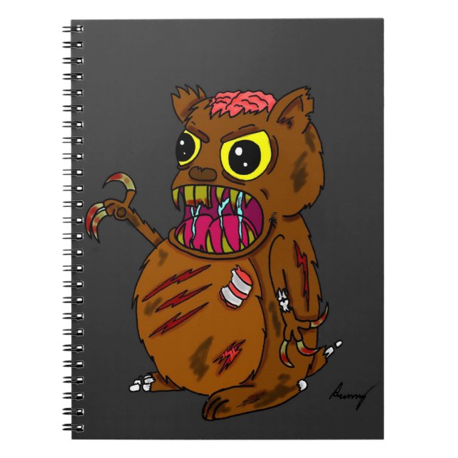 Zombie Hamster Notebook (Front)