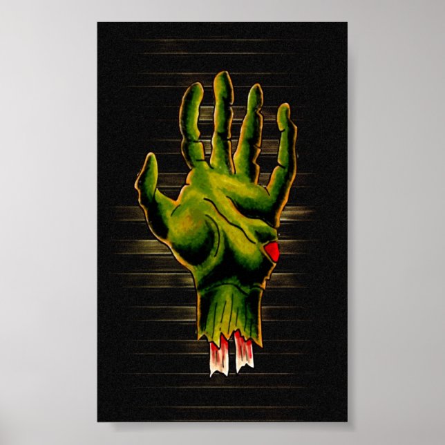 Zombie Hand Poster (Front)