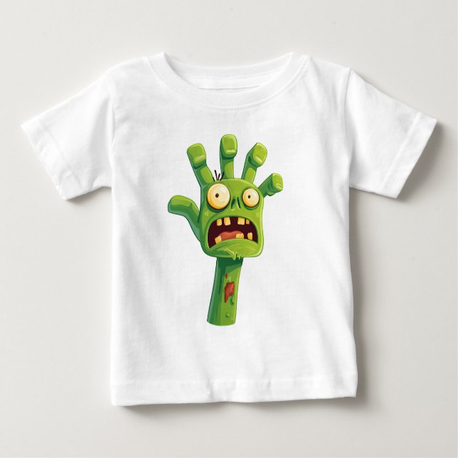 Zombie Hand – Spooky Fun Cartoon Kid's fun Baby T-Shirt (Front)