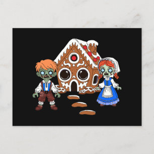 Zombie Hansel and Gretel Postcard