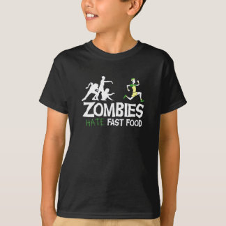 Zombie hate Fast Food T-Shirt