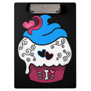 Zombie Heart Cupcake Clipboard