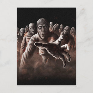Zombie Horde Postcard