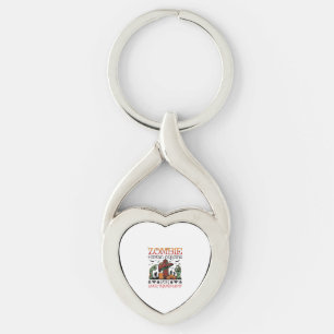 Zombie Human Organs Liver Transplant Halloween Gra Key Ring