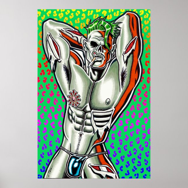 Zombie Hunk Poster (Front)