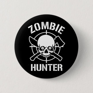 Zombie Hunter 6 Cm Round Badge