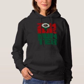 Zombie Hunter Halloween Cute with an Eye Hunting Hoodie