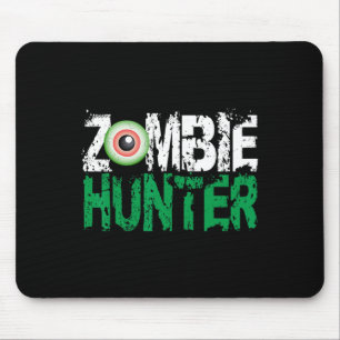 Zombie Hunter Halloween Shirt Cute With An Eye Hun Mouse Pad