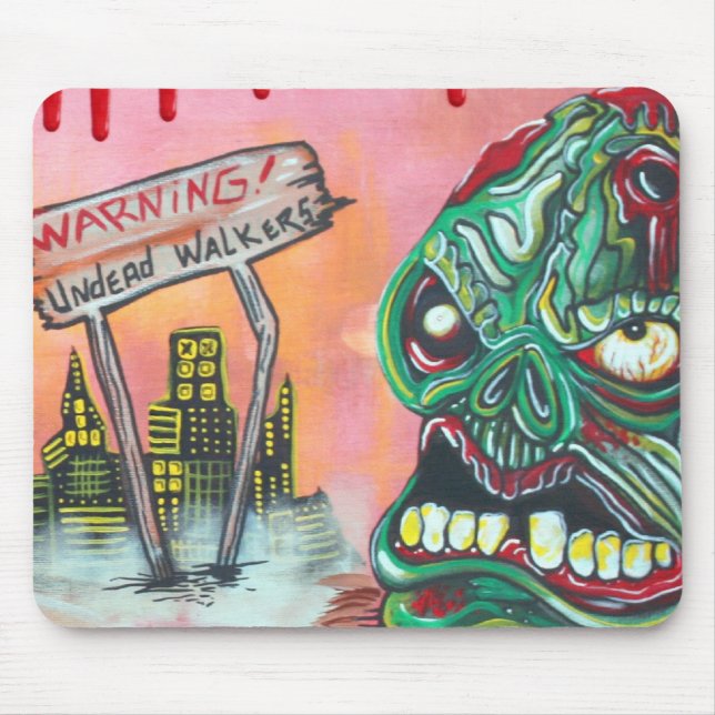 Zombie Hunter Mouse Pad (Front)