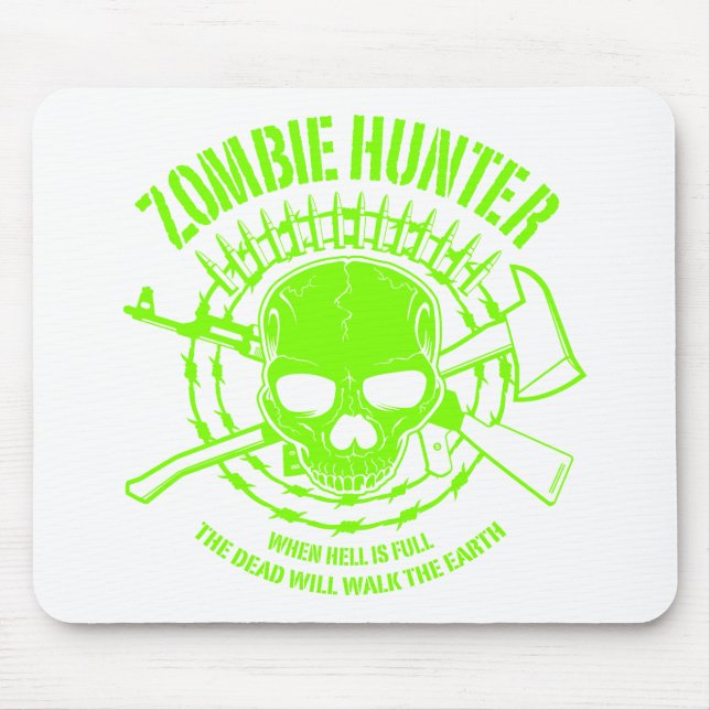 Zombie Hunter Mousepad (Front)