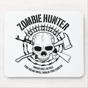 Zombie Hunter Mousepad
