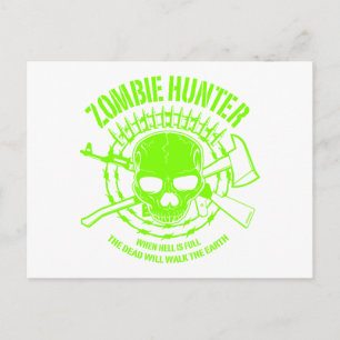 Zombie Hunter Postcard