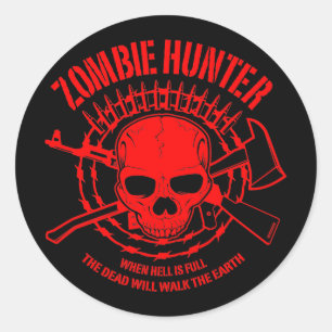 Zombie Hunter Sticker