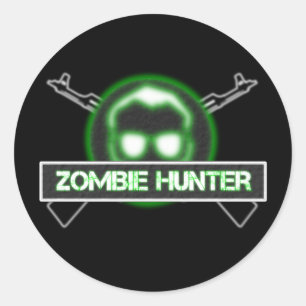 Zombie Hunter Stickers