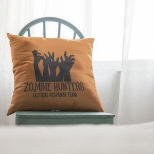 Zombie Hunters Tactical Response Team Cushion