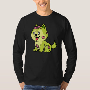 Zombie Husky Dog Halloween Animal Cute Monster Gra T-Shirt