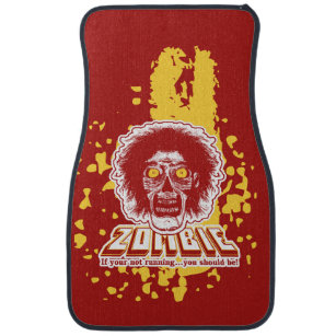 Zombie If your not running you should be Car Floor Car Mat