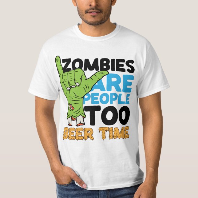 Zombie in the Bar T-Shirt (Front)