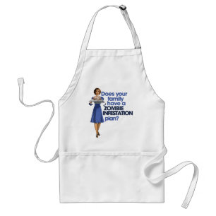 Zombie Infestation Plan Standard Apron