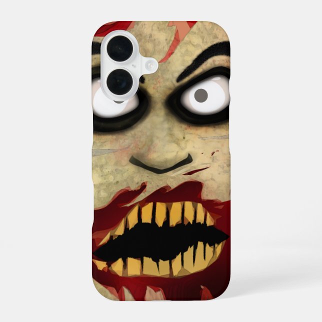 Zombie iPhone 16 Case (Back)