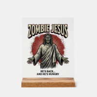 Zombie Jesus Vintage Engraving Funny Shirt Design_