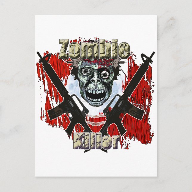 Zombie Killer 4 Postcard (Front)