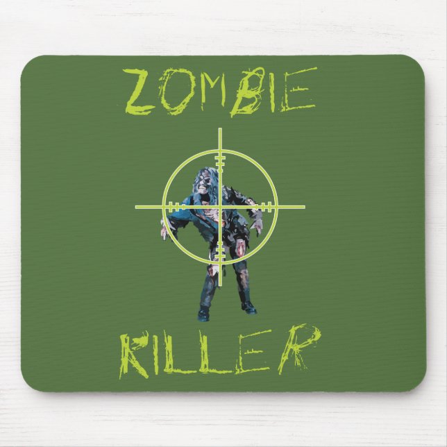 Zombie Killer and Cross hair Mouse Pad (Front)
