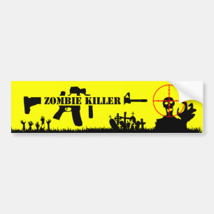 Zombie Killer Bumper Sticker