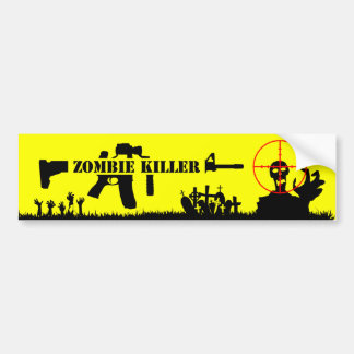 Zombie Killer Bumper Sticker