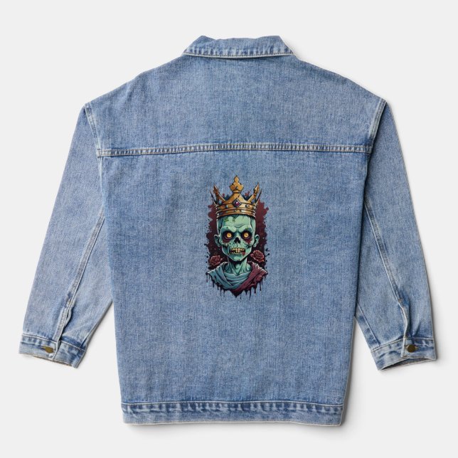 Zombie King  Denim Jacket (Back)