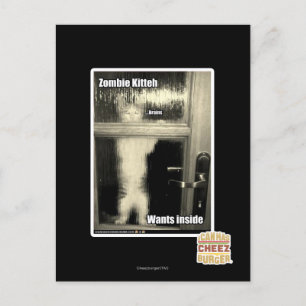 Zombie Kitteh Postcard