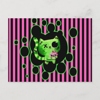 Zombie Kitty Postcard