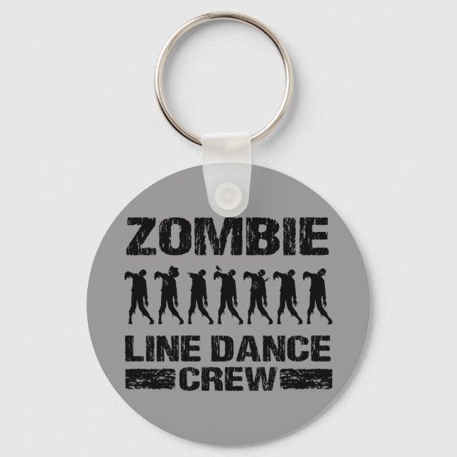 Zombie Line Dance Crew Key Ring (Front)